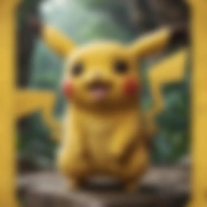 Pikachu Illustrator Card Back Artwork