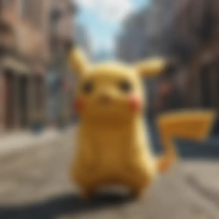 Illustration highlighting Impact on Pokemon Gaming Community by Pikachu Movie App