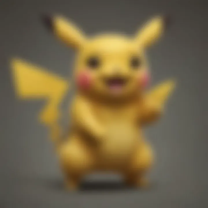 Illustration of Pikachu pencil iconic status