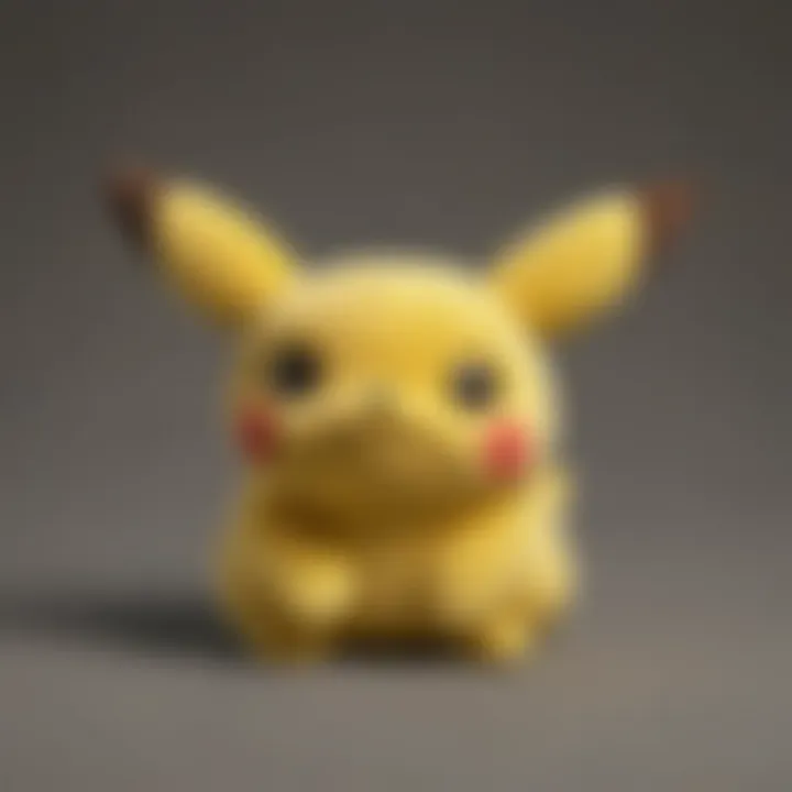 Luxurious Pikachu Plush Pillow Material