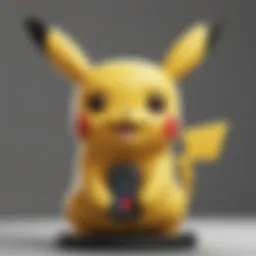Illustration of a Pikachu-themed Wii U console