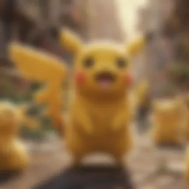 Pikachu and Friends Celebrating Victory