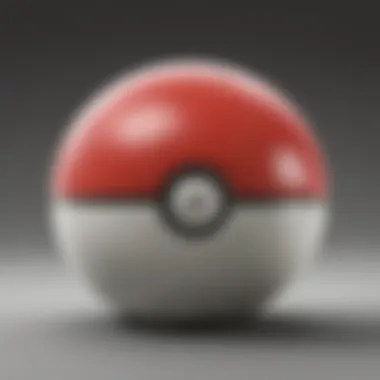 Detailed view of the Poké Ball Plus highlighting its design and functionality