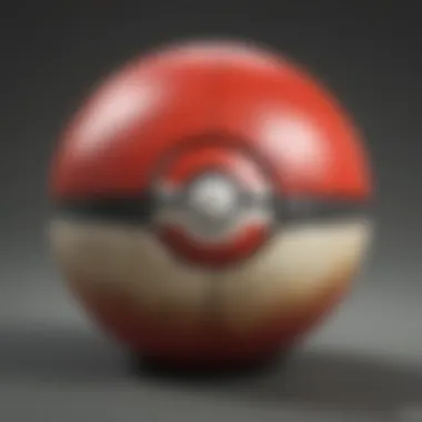 Pokéball Functionality in Action Illustration showing the functional use of a Pokéball in gameplay