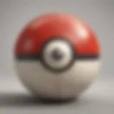 Pokéball Plus in action with a vibrant Pokémon background