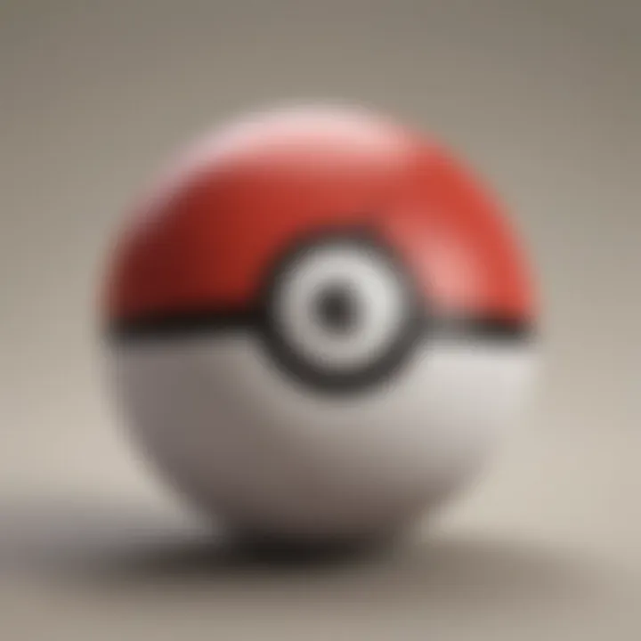 Pokéball Plus surrounded by various Pokémon characters