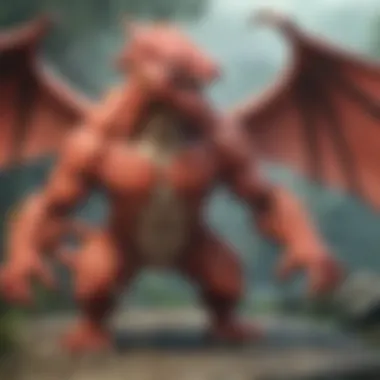 Epic Clash of Titans Creative illustration showcasing a battle scene between Charizard and Blastoise