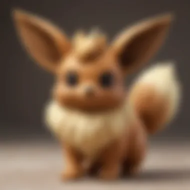 Eevee's Evolutionary Splendor Innovative artwork capturing the evolution of Eevee into its various forms