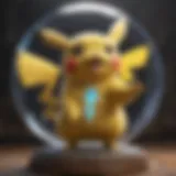 Artistic depiction of Pikachu in a mystical setting