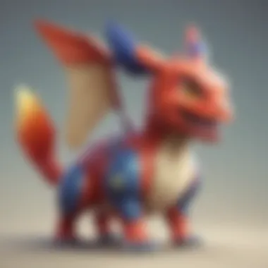 Colorful Pokemon Characters Portrait Pokemon Characters in Vibrant Setting