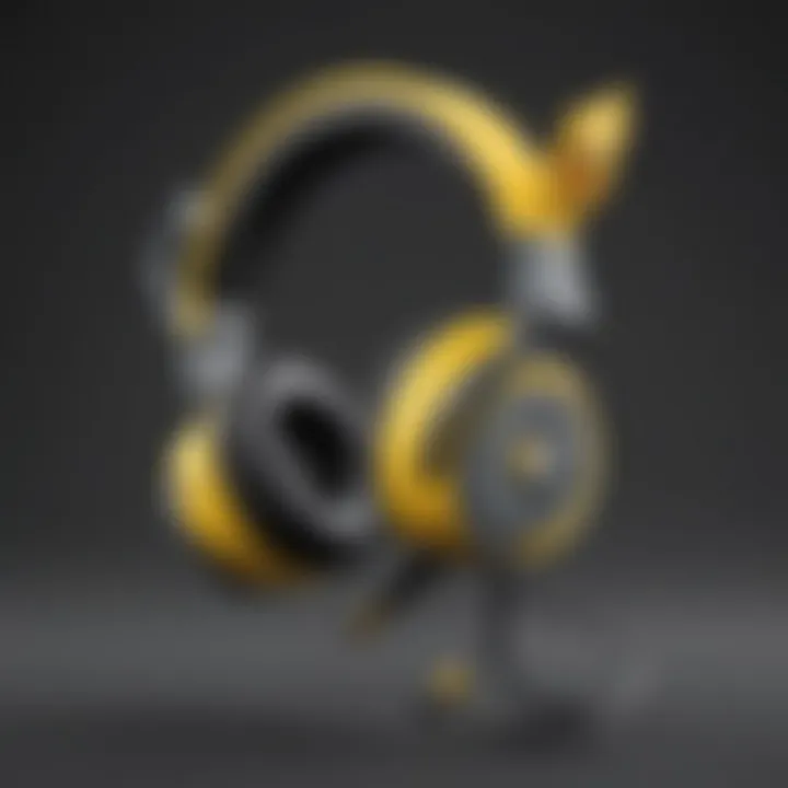 Elegant design of a Pokemon-themed gaming headset