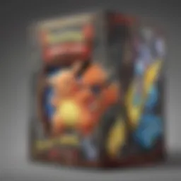 Vibrant and dynamic Pokemon card box set showcase