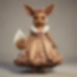 Fashionable Eevee-inspired dress for adults