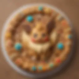 Eevee-themed Cookie Cake