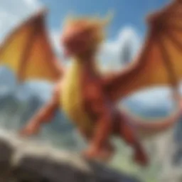 Visual representation of Dragon Majesty Booster Box showcasing its vibrant artwork