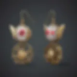 A collection of vibrant Pokémon earrings showcasing various designs and characters.