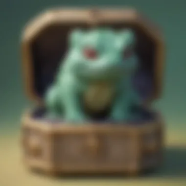 Whimsical Bulbasaur Theme Pokemon engagement ring box showcasing Bulbasaur theme