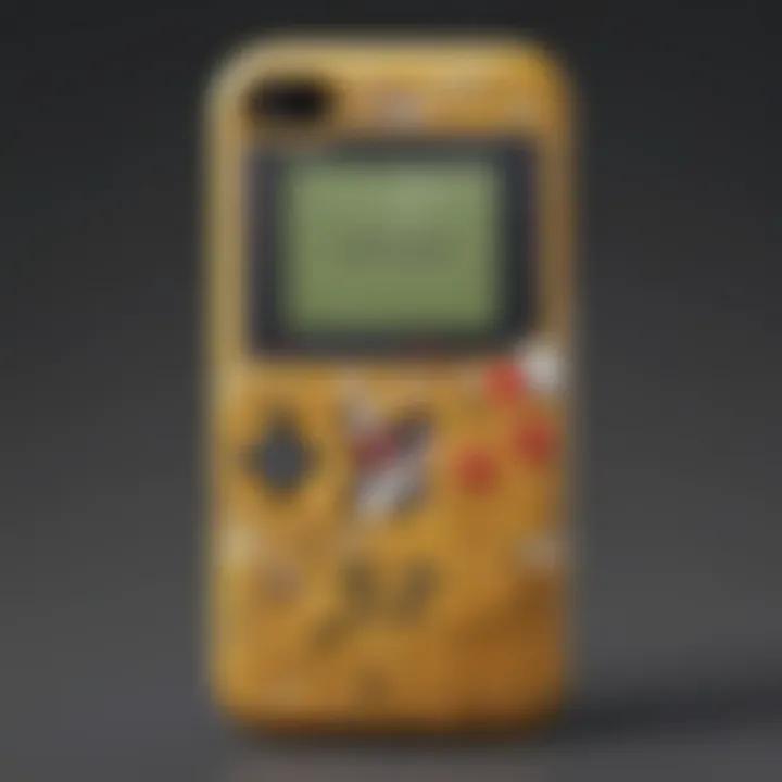 Pokemon Gameboy Phone Case Front View