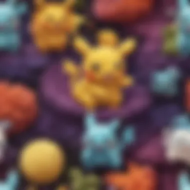 Pokemon Minky Fabric in Various Colors