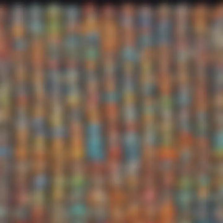 A timeline showcasing the historical evolution of Pokémon packs.