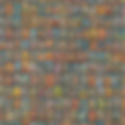 A detailed view of various Pokémon card packs displayed artistically.