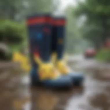 Pokemon Rain Boots - Puddle Jumping Fun