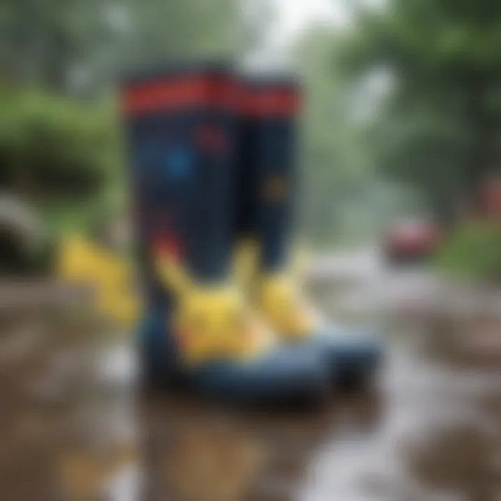 Pokemon Rain Boots - Puddle Jumping Fun