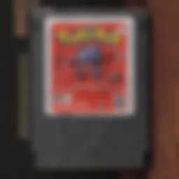 Mysterious Pokemon Red Gameboy Color Cartridge