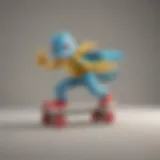 Energetic Pokemon Roller Skater in Action