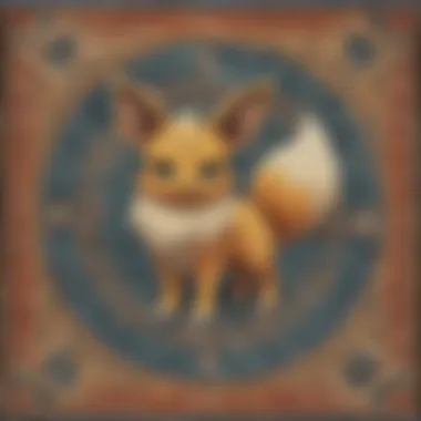 Ethereal Eeveelutions: A Dreamy Rug Showcasing the Eevee Evolutionary Line