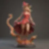 Elegant and detailed Pokemon Serena figure