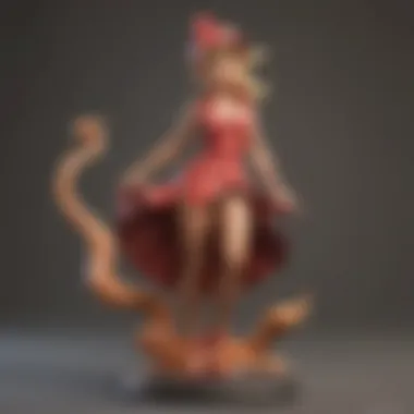 Elegant and detailed Pokemon Serena figure