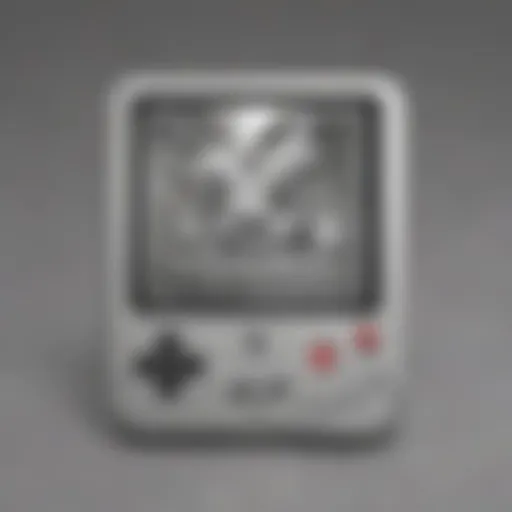 Pokemon Silver Game Logo on iPhone Screen