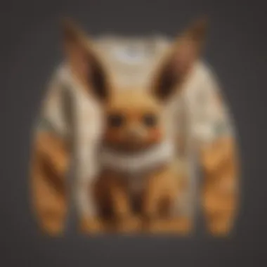 Pokemon Sweater showcasing Eevee Evolution Characters