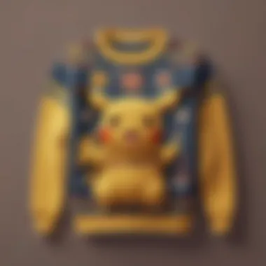 Pokemon Sweater featuring Vintage Pikachu Illustration