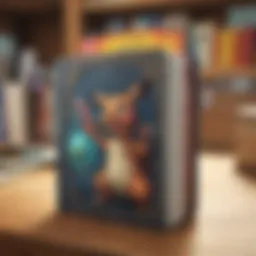 Pokemon trading card holder book with colorful designs