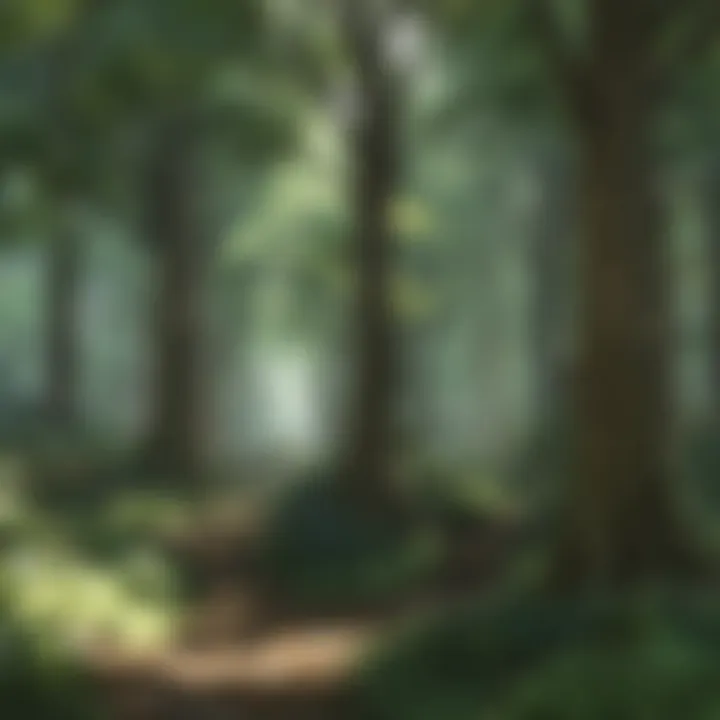 Mystical Pokemon XYZ Forest Scene