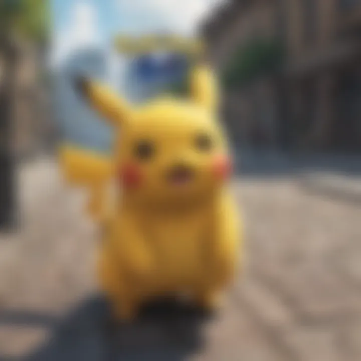 Screen with gaming tools for Pokemon Go