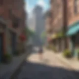 A vibrant Pokémon Go gameplay scene showcasing various Pokémon in an urban setting