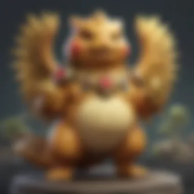 Guardian of Riches Sentry Pokemon safeguarding a hidden treasure trove