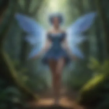 Enigmatic Psychic Fairy in a Mystical Forest