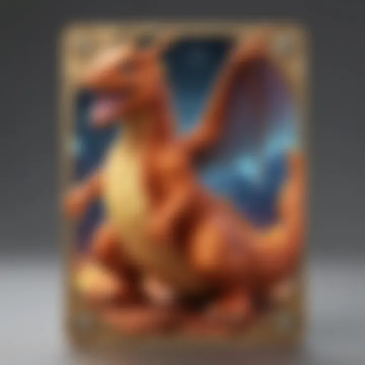 Rare Holographic Charizard Card