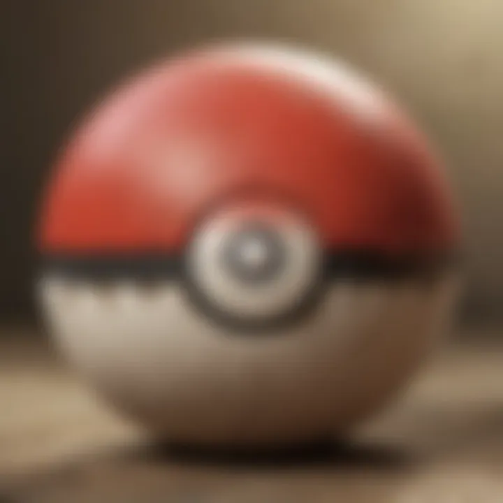 An artistic representation of the cultural impact of the real Pokeball