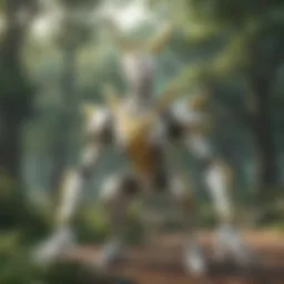 Artistic depiction of Pokémon Legends: Arceus gameplay