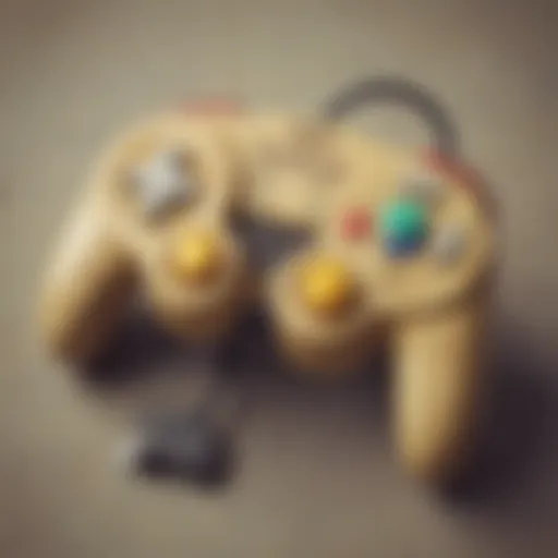 Retro GameCube controller with a nostalgic touch