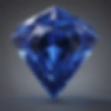 Sapphire Gemstone in Deep Blue Brilliance