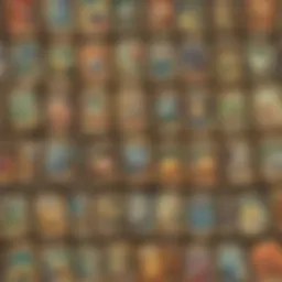 A pristine collection of vintage Pokémon cards laid on a table