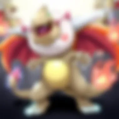 Shining Charizard PSA 9 Amidst Other Collectibles Close-up of Shining Charizard PSA 9 card with a backdrop of other collectibles