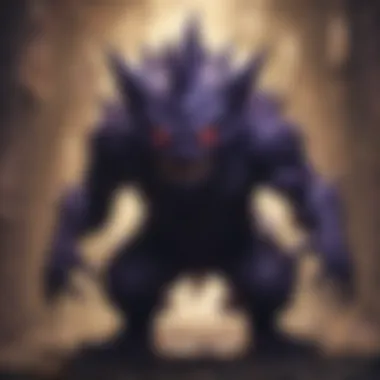 Sinister Gengar VMAX Surrounded by Shadows