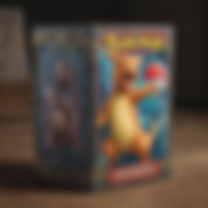 Artistic representation of the special edition 25th-anniversary Pokemon cards box